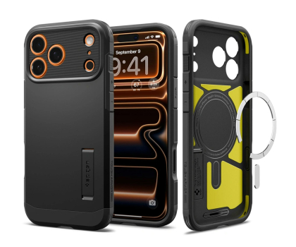Etui do telefonów SPIGEN Tough Armor ”T” Mag Magsafe do Iphone 17 Pro Black 8800283314939